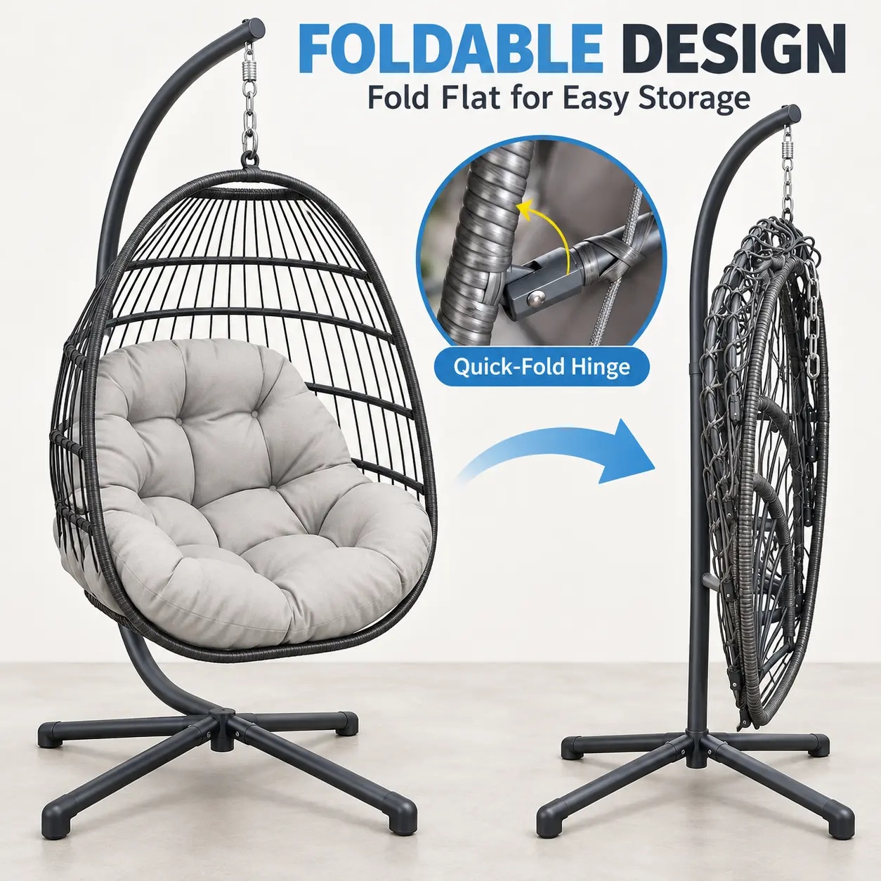 Patio Swing With Stand Outdoor - Kids Outdoor Furniture Set recension och pris