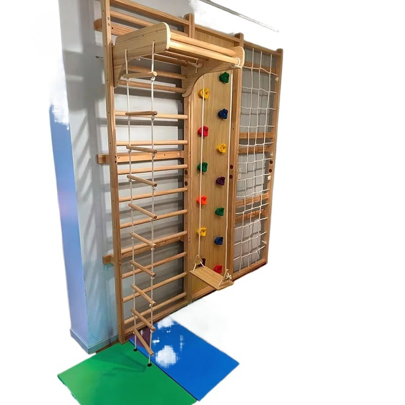 9 in 1 Indoor Climbing Frame C - Kids Outdoor Climbing Frame recension och pris
