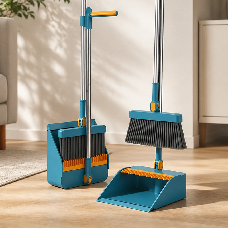 Long Handle Broom & Dustpan Se - Kids Outdoor Broom recension och pris