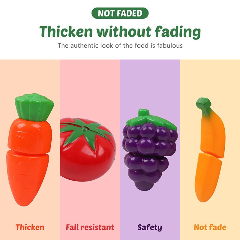 Children Toys Cutting Fruits a - Kids Outdoor Kitchen Accessories recension och pris