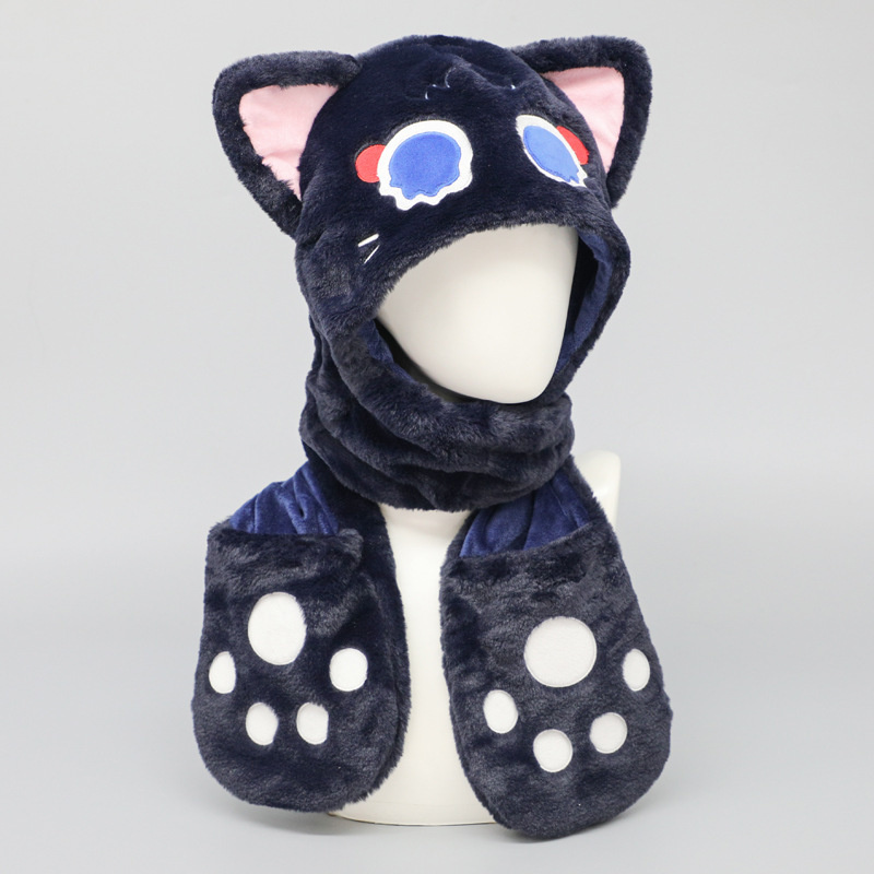 Cute Genshin Black Cat Plush H - Q Kids Outdoor recension och pris