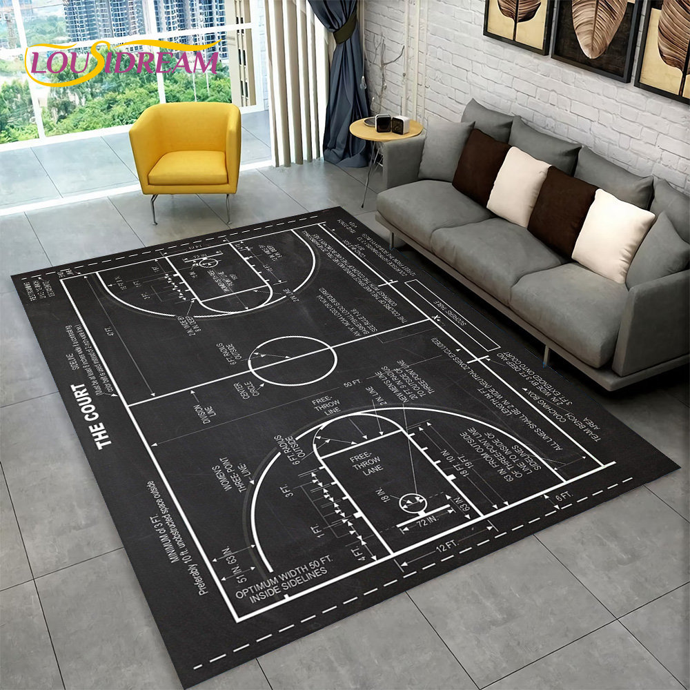 3D Basketball Cour Cartoon Are - Kids Outdoor Area recension och pris
