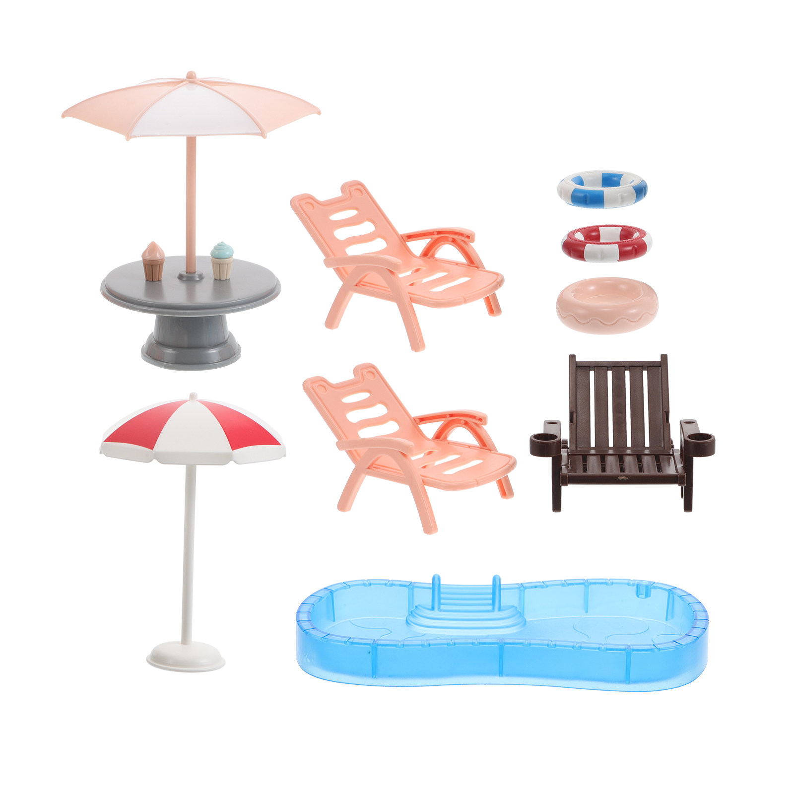 1Set Miniature Swimming Pool S - Kids Outdoor Furniture Set recension och pris