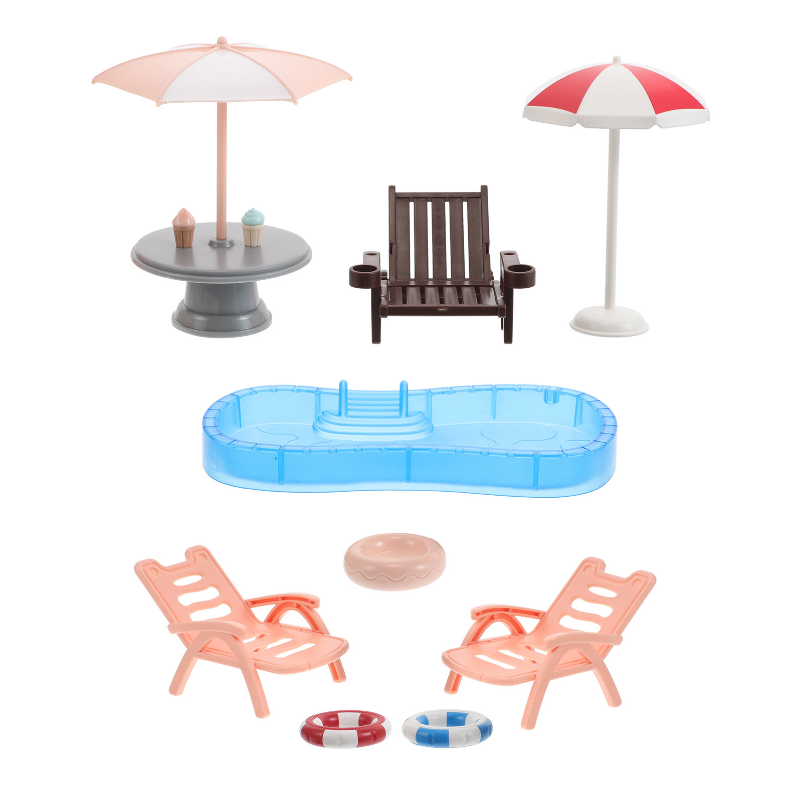 1Set Miniature Swimming Pool S - Kids Outdoor Furniture Set recension och pris